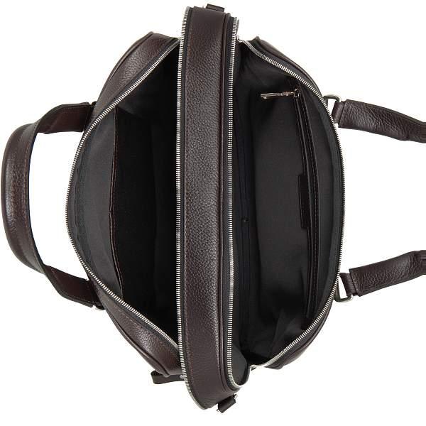 Бизнес-сумка тёмно-коричневый Sergio Belotti 7077 Napoli brown Sergio Belotti, Артикул: 7077 Napoli brown фото №1