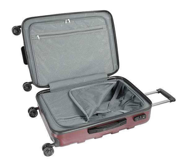 Чемодан BUGATTI Galatea, красный, поликарбонат / АБС-пластик, 46х27,5х67 см, 64,43 л 49709516 BUGATTI, Артикул: 49709516 фото №1