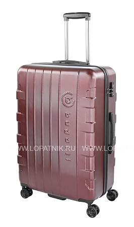 чемодан bugatti galatea, красный, поликарбонат / абс-пластик, 53х30,5х77 см, 96,05 л 49709616 BUGATTI