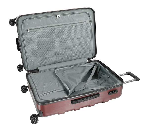 Чемодан BUGATTI Galatea, красный, поликарбонат / АБС-пластик, 53х30,5х77 см, 96,05 л 49709616 BUGATTI, Артикул: 49709616 фото №1