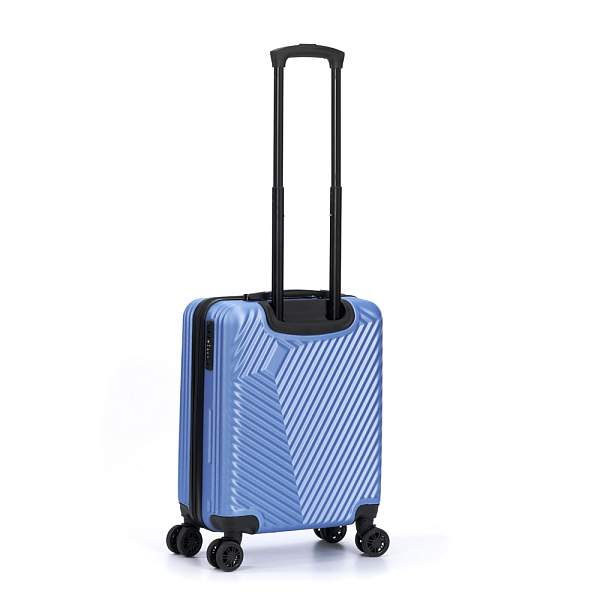 Чемодан TORBER Lama, синий, ABS-пластик, 38 х 21 х 55 см, 37 л T1919S-Blue Torber, Артикул: T1919S-Blue фото №1
