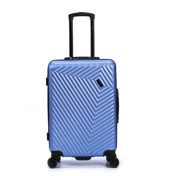 Чемодан TORBER Lama, синий, ABS-пластик, 43 х 25,5 х 67 см, 62 л T1919M-Blue Torber, Артикул: T1919M-Blue фото №1
