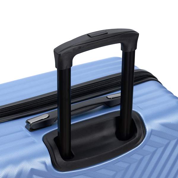 Чемодан TORBER Lama, синий, ABS-пластик, 49 х 29,5 х 77 см, 92 л T1919L-Blue Torber, Артикул: T1919L-Blue фото №1