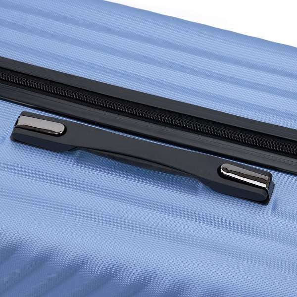 Чемодан TORBER Lama, синий, ABS-пластик, 49 х 29,5 х 77 см, 92 л T1919L-Blue Torber, Артикул: T1919L-Blue фото №1