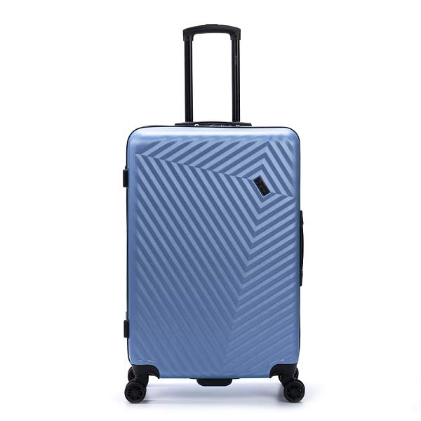 Чемодан TORBER Lama, синий, ABS-пластик, 49 х 29,5 х 77 см, 92 л T1919L-Blue Torber, Артикул: T1919L-Blue фото №1