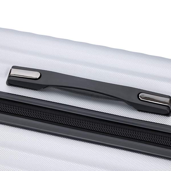 Чемодан TORBER Lama, серебристый, ABS-пластик, 49 х 29,5 х 77 см, 92 л T1919L-Silver Torber, Артикул: T1919L-Silver фото №1