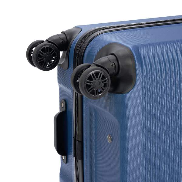 Чемодан TORBER Caspian, тёмно-синий, ABS-пластик, 43 х 26 х 68 см, 64 л T2055M-Navi Torber, Артикул: T2055M-Navi фото №1