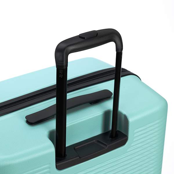 Чемодан TORBER Caspian, светло-зелёный, ABS-пластик, 49 х 29 х 78 см, 96 л T2055L-Green Torber, Артикул: T2055L-Green фото №1