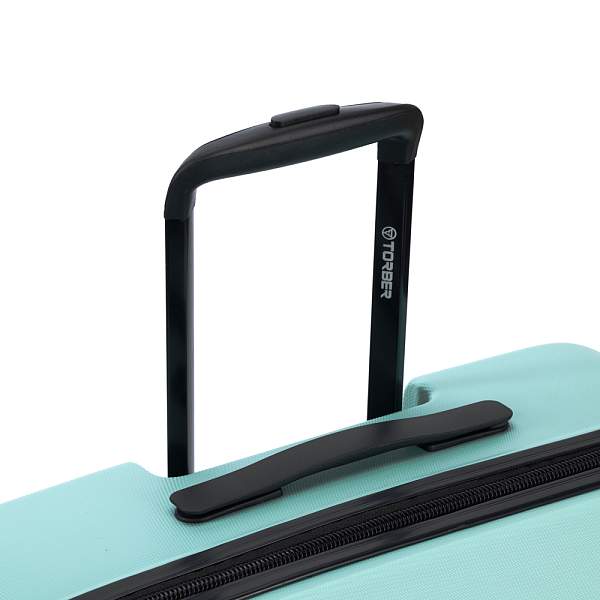 Чемодан TORBER Caspian, светло-зелёный, ABS-пластик, 49 х 29 х 78 см, 96 л T2055L-Green Torber, Артикул: T2055L-Green фото №1