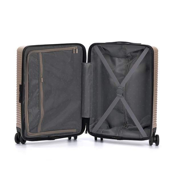 Чемодан TORBER Elton, песочный, ABS-пластик, 38 х 22 х 54 см, 35 л T2056S-Sand Torber, Артикул: T2056S-Sand фото №1