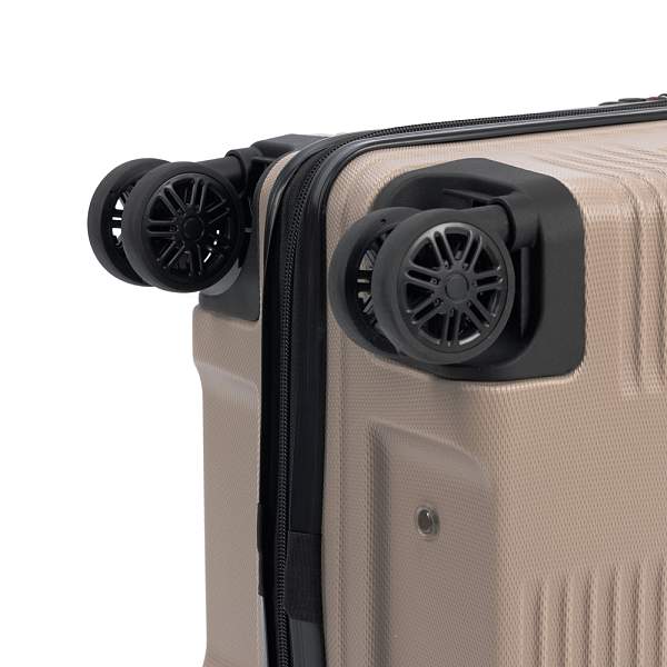 Чемодан TORBER Elton, песочный, ABS-пластик, 38 х 22 х 54 см, 35 л T2056S-Sand Torber, Артикул: T2056S-Sand фото №1