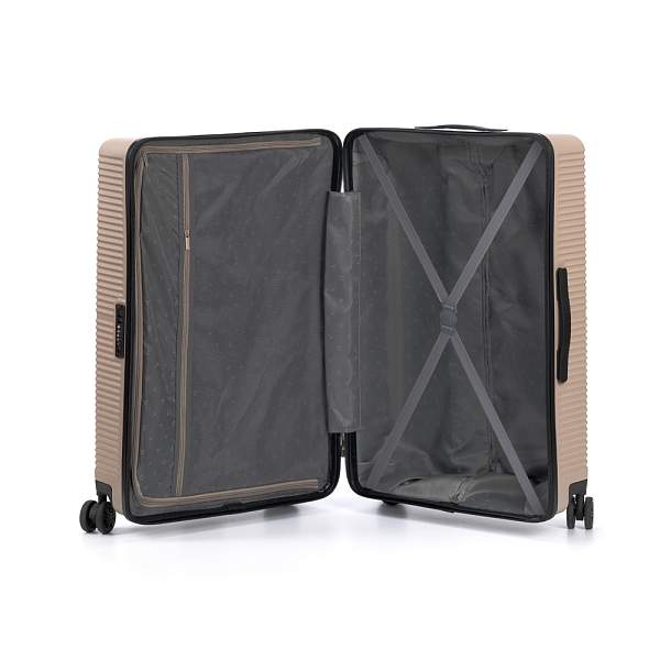 Чемодан TORBER Elton, песочный, ABS-пластик, 47 х 32 х 78 см, 96 л T2056L-Sand Torber, Артикул: T2056L-Sand фото №1