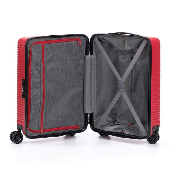 Чемодан TORBER Elton, красный, ABS-пластик, 38 х 22 х 54 см, 35 л T2056S-Red Torber, Артикул: T2056S-Red фото №1