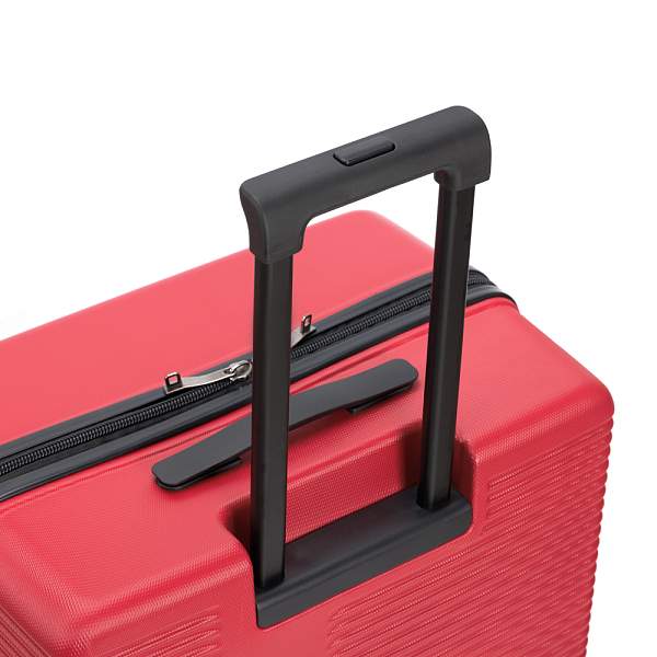 Чемодан TORBER Elton, красный, ABS-пластик, 41 х 28 х 68 см, 64 л T2056M-Red Torber, Артикул: T2056M-Red фото №1