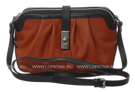 сумка женская valia f15319/orange-black valia оранжевый VALIA