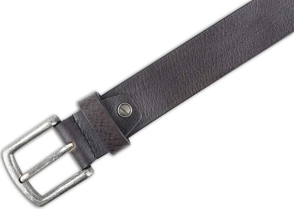 Ремень KLONDIKE Creek, односторонний, натуральная воловья кожа, цвет серый, 120 х 4 см KD1200-05-120 KLONDIKE 1896, Артикул: KD1200-05-120 фото №1