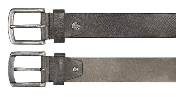 Ремень KLONDIKE Creek, односторонний, натуральная воловья кожа, цвет серый, 130 х 4 см KD1200-05-130 KLONDIKE 1896, Артикул: KD1200-05-130 фото №1