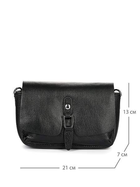 HMG-1818-04 черная сумка женская (кожа) Jane's Story Jane's Story, Артикул: HMG-1818-04 фото №1