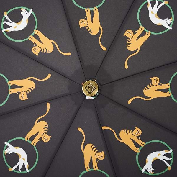 Зонт женский черный Flioraj 21044 FJ Flioraj, Артикул: 21044 FJ фото №1