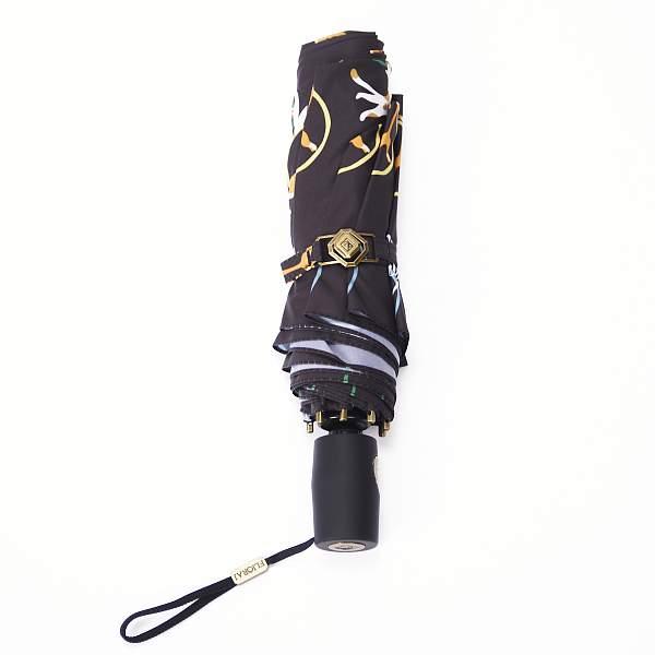 Зонт женский черный Flioraj 21044 FJ Flioraj, Артикул: 21044 FJ фото №1