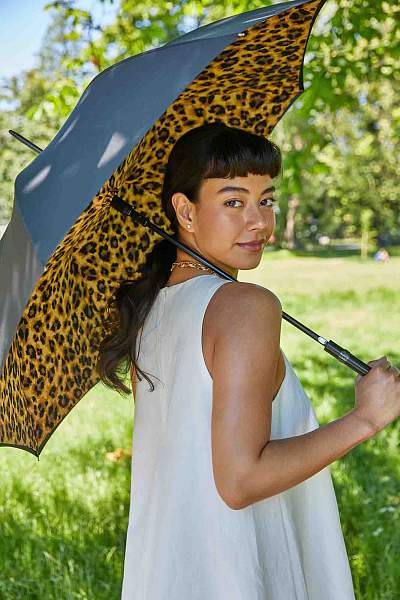 L754-3791 Lynx (Рысь) Зонт женский трость автомат Fulton Fulton, Артикул: L754-3791 Lynx фото №1