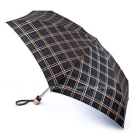 l501-3957 goldencheck (золотая клетка) зонт женский механика fulton Fulton