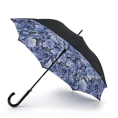 l754-4138 liquidrose (синие розы) зонт женский трость автомат fulton Fulton