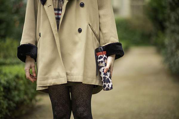 L354-4249 LusterousLeopard (Леопард) Зонт женский механика Fulton Fulton, Артикул: L354-4249 LusterousLeopard фото №1