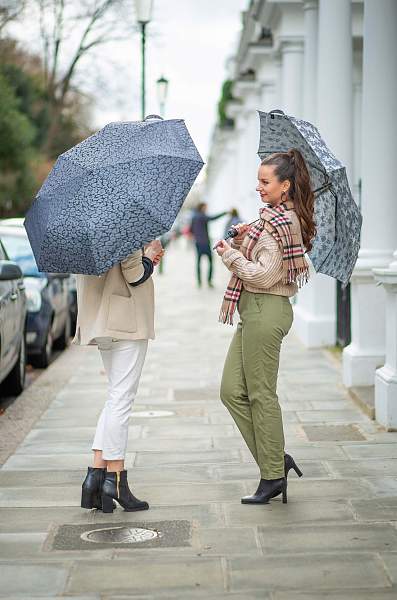 L852-4282 LeopardPrint (Леопард) Зонт женский Fulton Fulton, Артикул: L852-4282 LeopardPrint фото №1