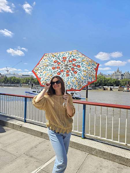 L907-4316 MadderFruit (Плоды марены) Зонт женский Morris Co Fulton Fulton, Артикул: L907-4316 MadderFruit фото №1