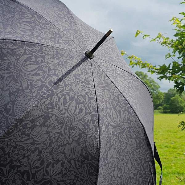 L936-4365 StrawberryThiefGraphite (Графит) Зонт женский Morris Co Fulton Fulton, Артикул: L936-4365 StrawberryThiefGraphite фото №1