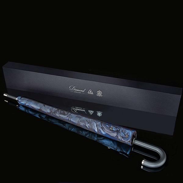 L850-4281 NavyRose (Розы) Зонт женский Fulton Fulton, Артикул: L850-4281 NavyRose фото №1