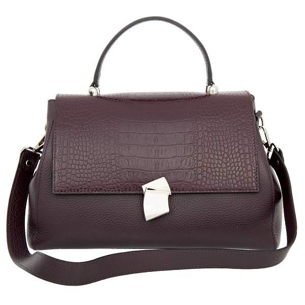 Cумка женская бордовый Sergio Belotti 60397 plum Napoli Sergio Belotti, Артикул: 60397 plum Napoli фото №1