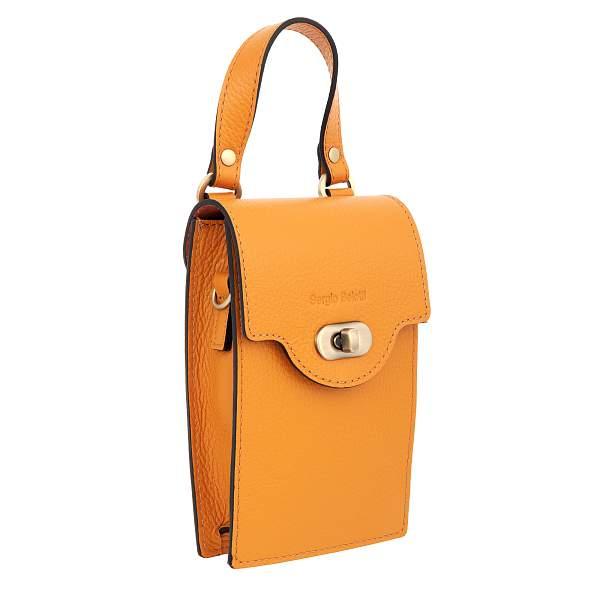 Cумка женская оранжевый Sergio Belotti 60348 orange Napoli Sergio Belotti, Артикул: 60348 orange Napoli фото №1