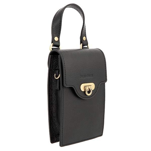 Cумка женская черный Sergio Belotti 60348 black Napoli Sergio Belotti, Артикул: 60348 black Napoli фото №1