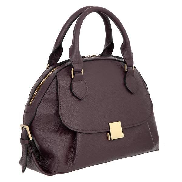 Cумка женская бордовый Sergio Belotti 60116 plum Napoli Sergio Belotti, Артикул: 60116 plum Napoli фото №1