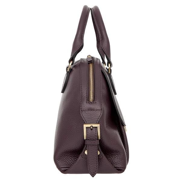 Cумка женская бордовый Sergio Belotti 60116 plum Napoli Sergio Belotti, Артикул: 60116 plum Napoli фото №1