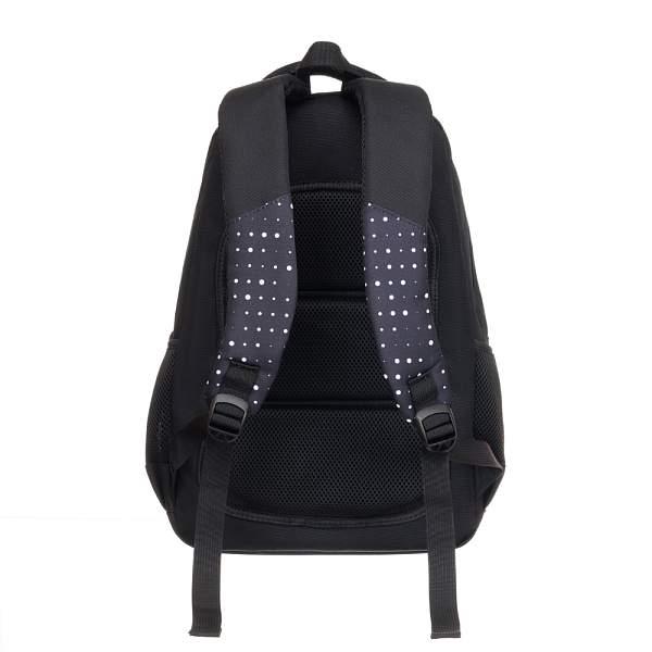 Рюкзак TORBER CLASS X, черный с орнаментом, полиэстер 900D, 45 x 30 x 18 см + Мешок для обуви! T2602-23-BLK-W Torber, Артикул: T2602-23-BLK-W фото №1