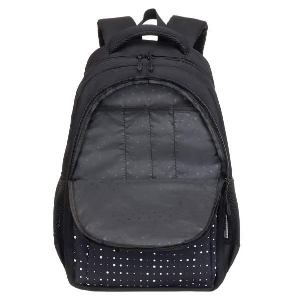 Рюкзак TORBER CLASS X, черный с орнаментом, полиэстер 900D, 45 x 30 x 18 см + Мешок для обуви! T2602-23-BLK-W Torber, Артикул: T2602-23-BLK-W фото №1