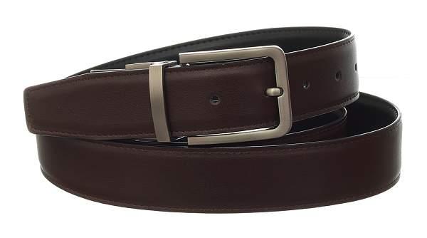 Ремень 1#/6#/1-2/135 коричневый-чёрный двухсторонний bruno perri коричневый-чёрный Bruno Perri, Артикул: 1#/6#/1-2/135 фото №1