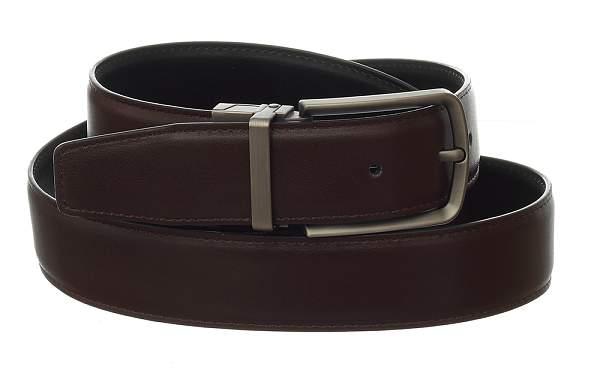 Ремень 1#/8#/1-2/130 коричневый-чёрный двухсторонний bruno perri коричневый-чёрный Bruno Perri, Артикул: 1#/8#/1-2/130 фото №1