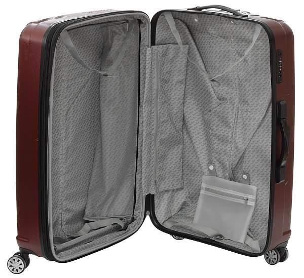 Чемодан 4-ёх колёсный ig-1528-sc2-l/4 бордовый tony perotti бордовый Tony Perotti, Артикул: IG-1528-SC2-L/4 фото №1