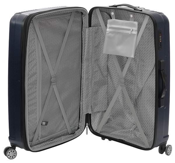 Чемодан 4-ёх колёсный ig-1528-sc2-l/6 синий tony perotti синий Tony Perotti, Артикул: IG-1528-SC2-L/6 фото №1