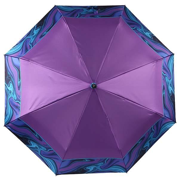 UFS0047-10 Зонт жен. Fabretti, автомат, 3 сложения, сатин Fabretti, Артикул: UFS0047-10 фото №1