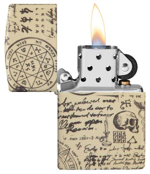 Зажигалка ZIPPO Alchemy Design с покрытием 540 Matte, латунь/сталь, бежевая, матовая, 38x13x57 мм 49803 Zippo, Артикул: 49803 фото №1