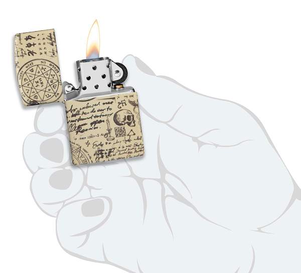 Зажигалка ZIPPO Alchemy Design с покрытием 540 Matte, латунь/сталь, бежевая, матовая, 38x13x57 мм 49803 Zippo, Артикул: 49803 фото №1