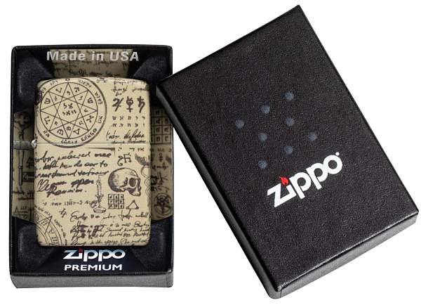 Зажигалка ZIPPO Alchemy Design с покрытием 540 Matte, латунь/сталь, бежевая, матовая, 38x13x57 мм 49803 Zippo, Артикул: 49803 фото №1