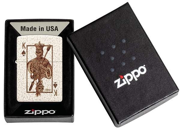Зажигалка ZIPPO Rick Rietveld с покрытием Mercury Glass, латунь/сталь, белая, 38x13x57 мм 48552 Zippo, Артикул: 48552 фото №1
