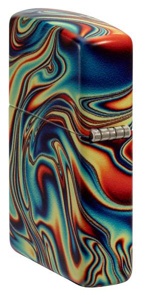 Зажигалка ZIPPO Swirl с покрытием Glow In The Dark Green, латунь/сталь, разноцветная, 38x13x57 мм 48612 Zippo, Артикул: 48612 фото №1