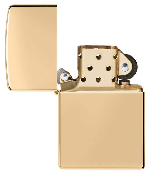 Зажигалка ZIPPO Armor® с покрытием High Polish Brass, латунь/сталь, золотистая, 38x13x57 мм 169 Zippo, Артикул: 169 фото №1